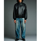 Leather Harrington Jacket