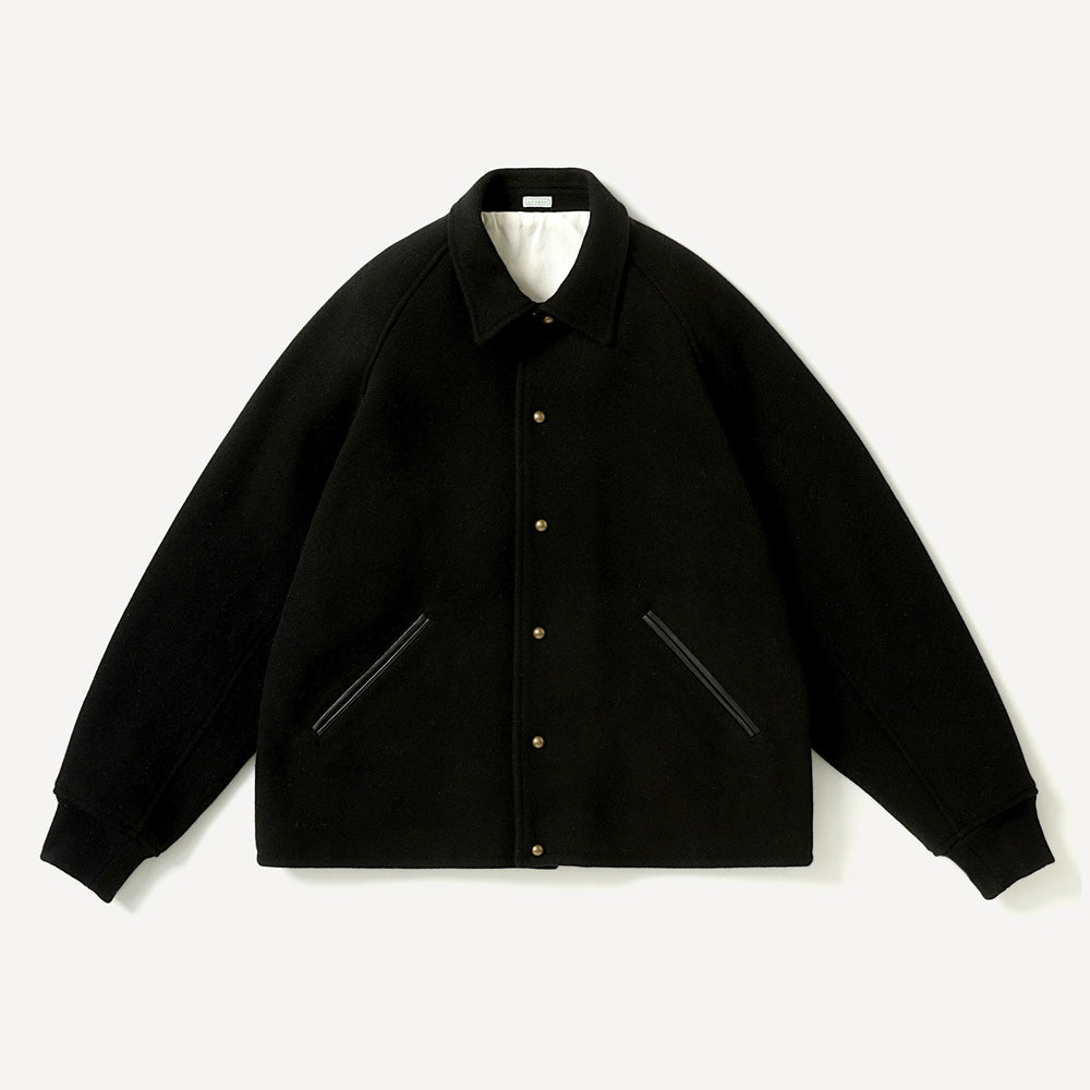 High Twist Cashmere Melton Coach Jacket