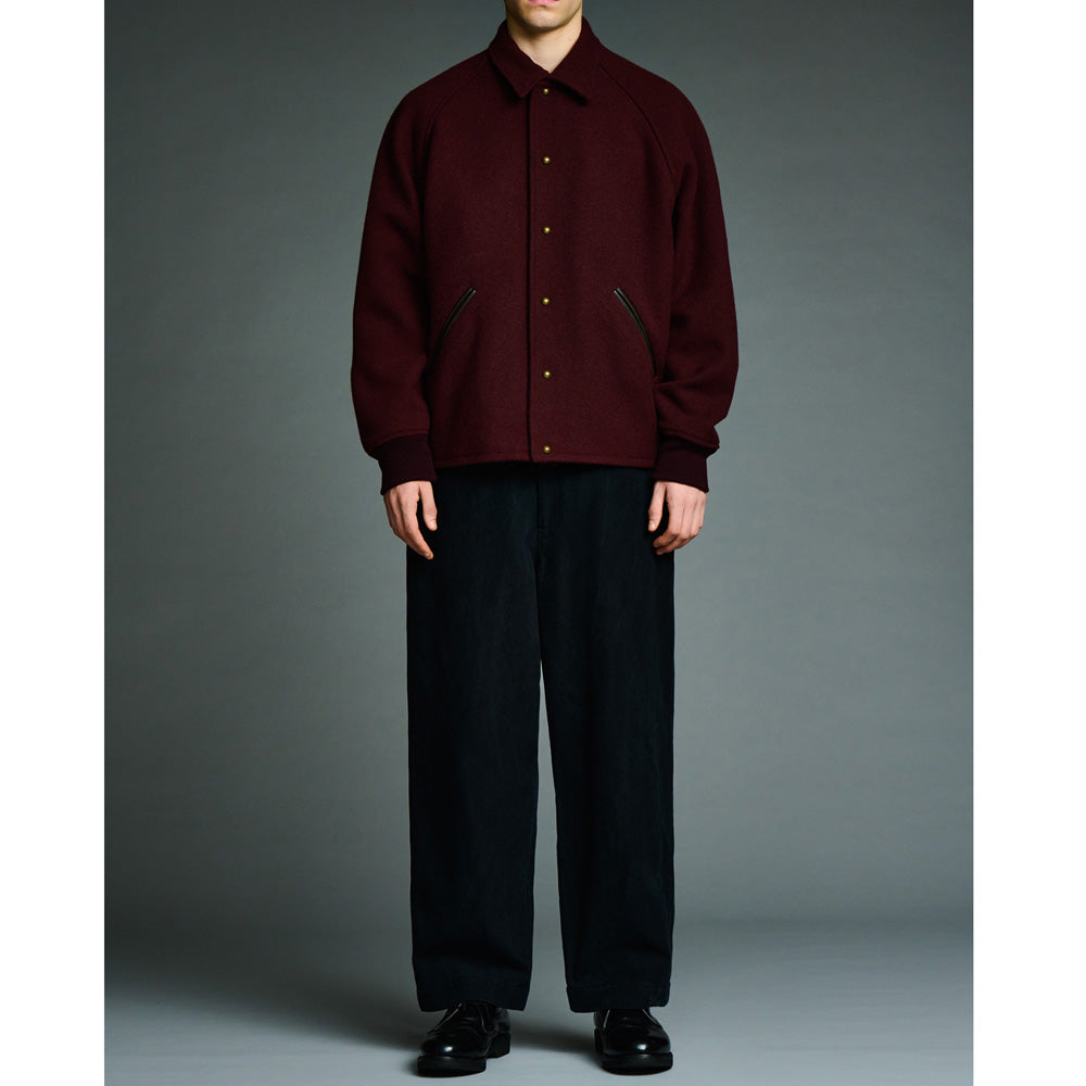 High Twist Cashmere Melton Coach Jacket