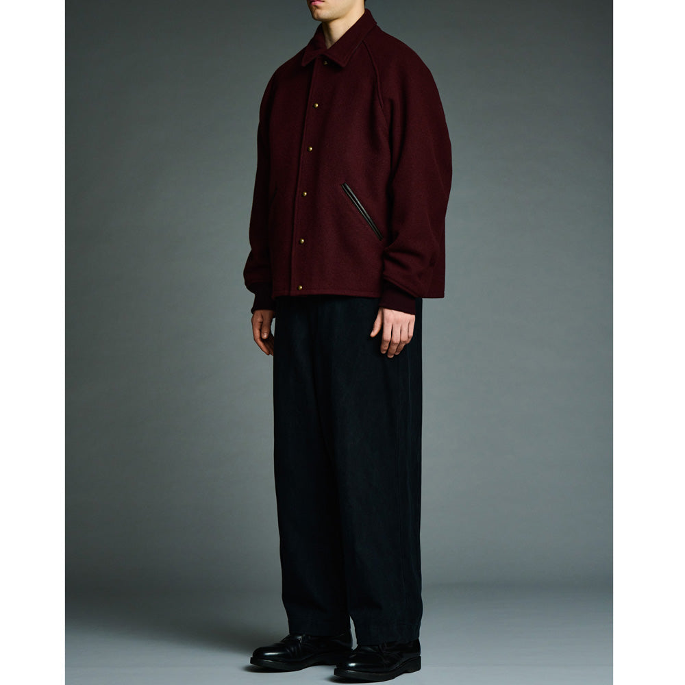 High Twist Cashmere Melton Coach Jacket