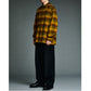 Vintage Cotton Silk Nep Twill Check Shirts (MUSTARD) Available from August 22