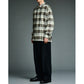Vintage Cotton Silk Nep Twill Check Shirts (GRAY) 8/22 pre-order