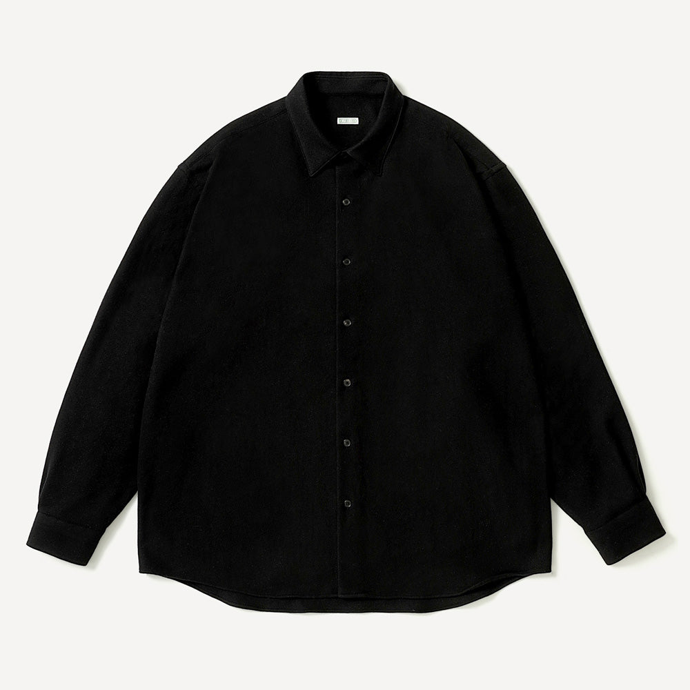 Wool Regular Collar Shirt