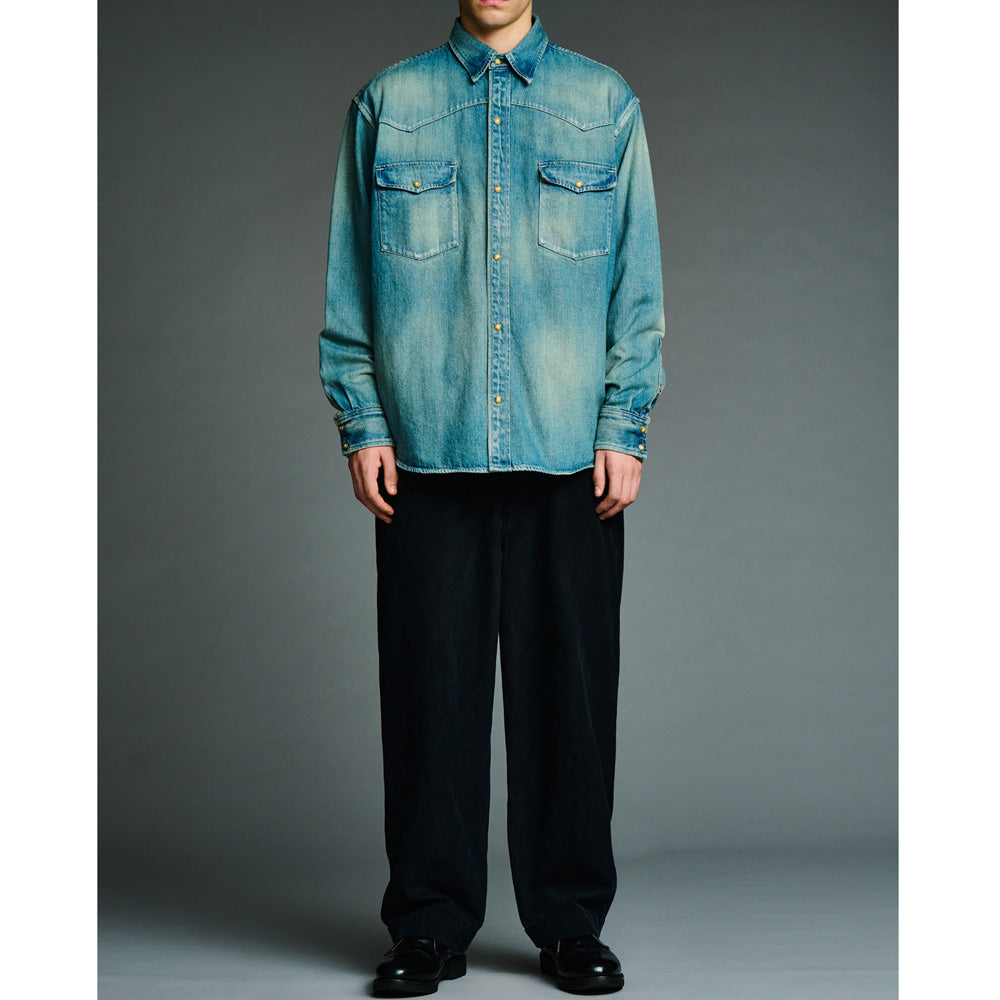 A.PRESSE (ア プレッセ) Vintage Western Denim Shirts 26AAP-02-19