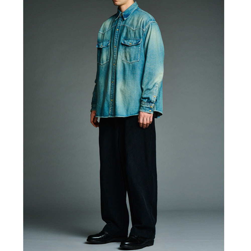 A.PRESSE (ア プレッセ) Vintage Western Denim Shirts 26AAP-02-19