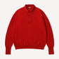 Wool Knit L/S Polo Shirts