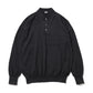 Wool Knit L/S Polo Shirts