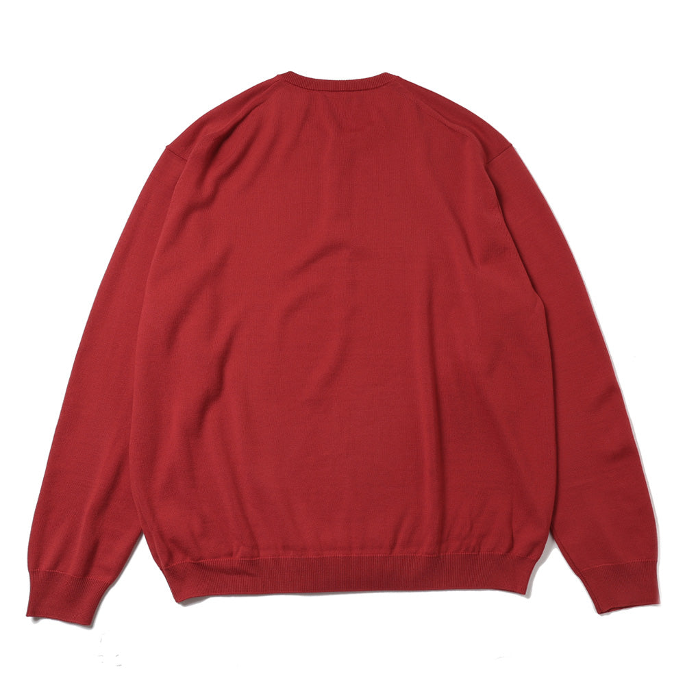 Wool Knit Henley Neck Sweater pre-ordered until August 22