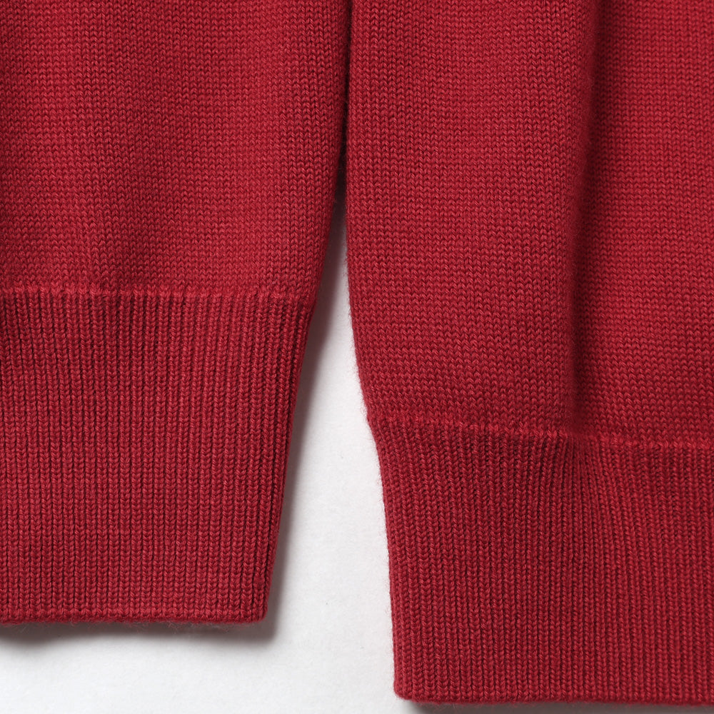 Wool Knit Henley Neck Sweater pre-ordered until August 22