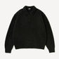 Brushed Cashmere Middle Gauge Polo Collar Sweater