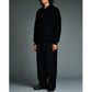 Brushed Cashmere Middle Gauge Polo Collar Sweater
