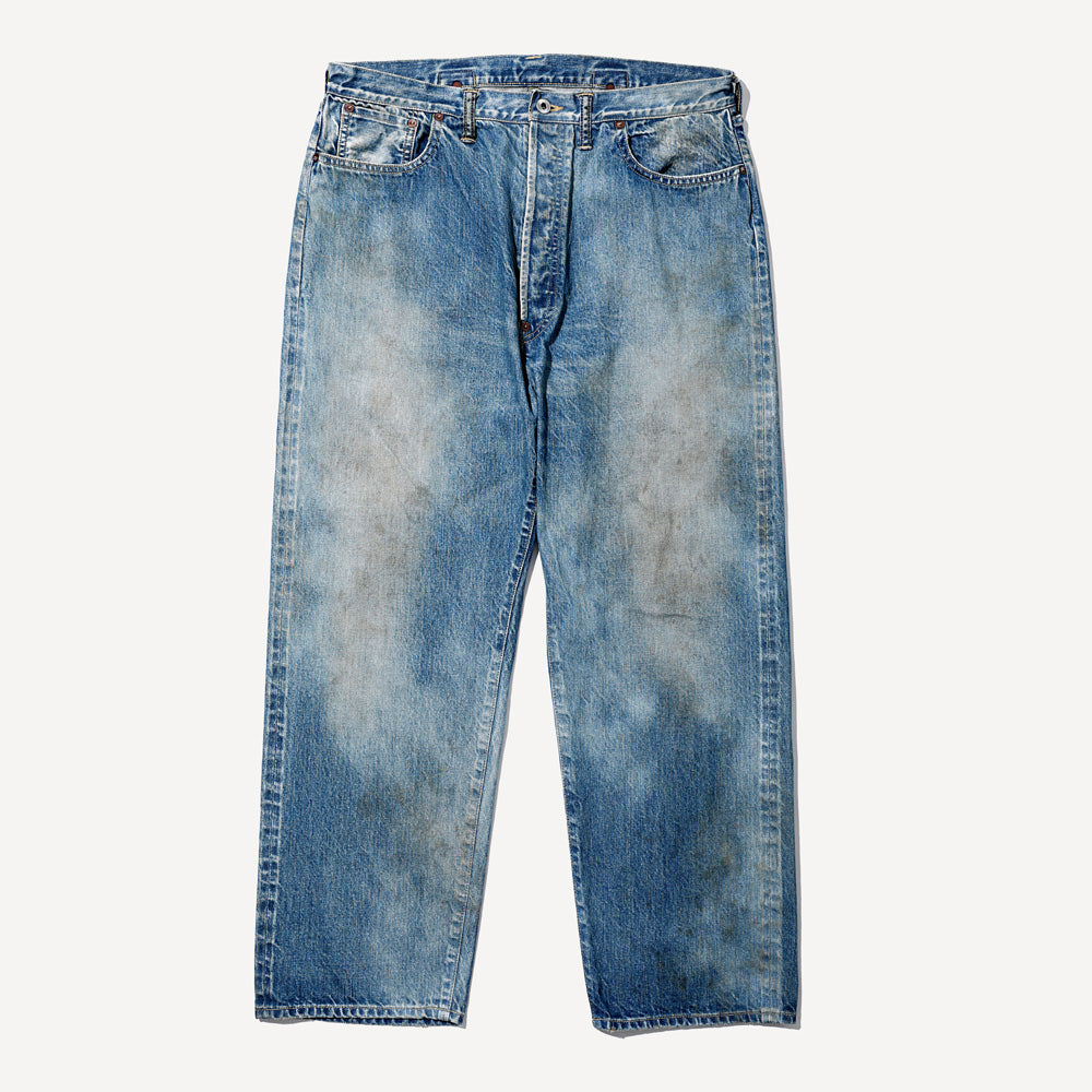 No.37 Washed Wide Denim Pants