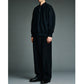 Vintage Half Zip Rib Collar Sweatshirt
