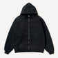 Vintage Attached Hood Zip Parka