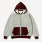 Vintage Attached Hood Zip Parka