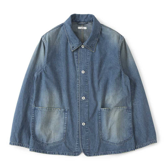 WORKERS JACKET TYPE TWO POCKET - 11oz Uneven yarn Denim -