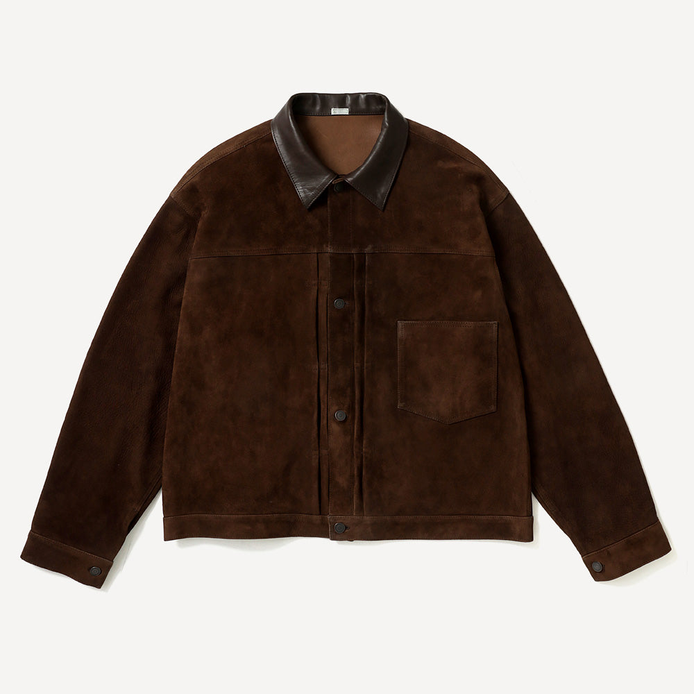 A.PRESSE (ア プレッセ) Vintage Suede Leather 1st Type Jacket 26SAP