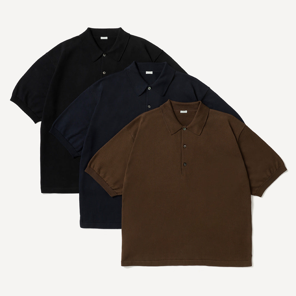 Cotton Knit S/S Polo Shirts