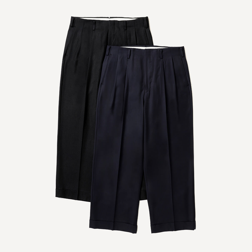 A.PRESSE (ア プレッセ) Wool Wide Tapered Trousers 26SAP-04-01