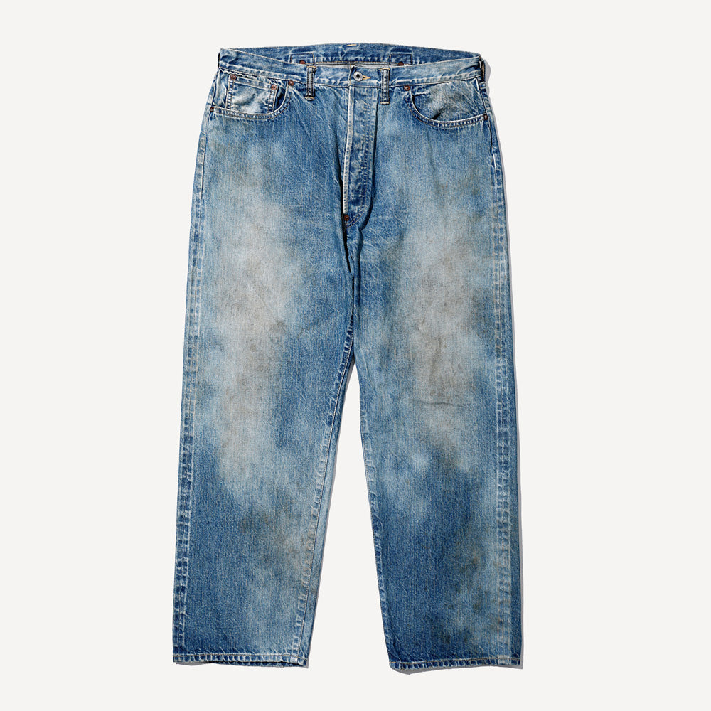 No.37 Washed Wide Denim Pants(INDIGO)