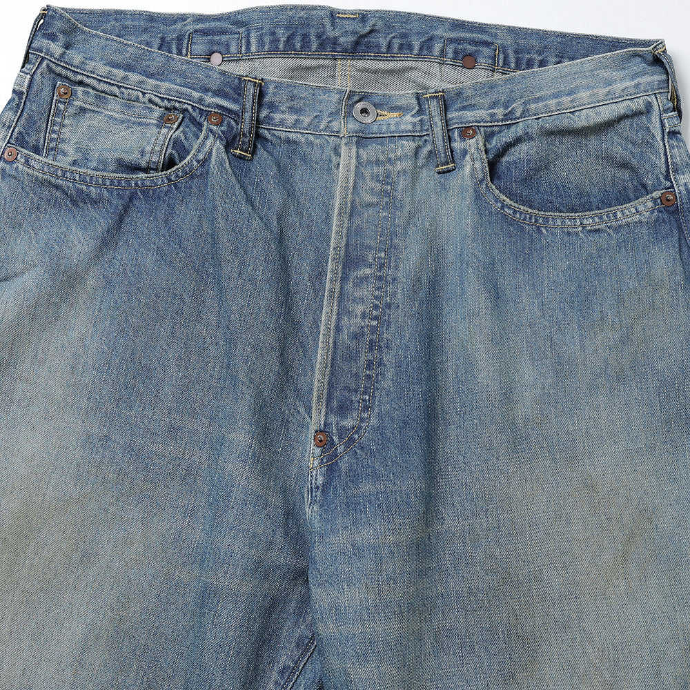 No.37 Washed Wide Denim Pants(INDIGO)