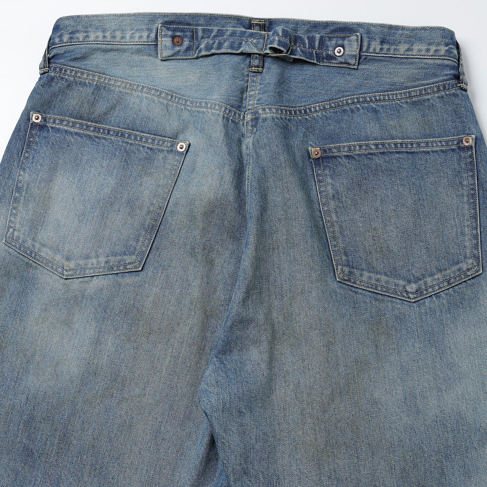No.37 Washed Wide Denim Pants(INDIGO)