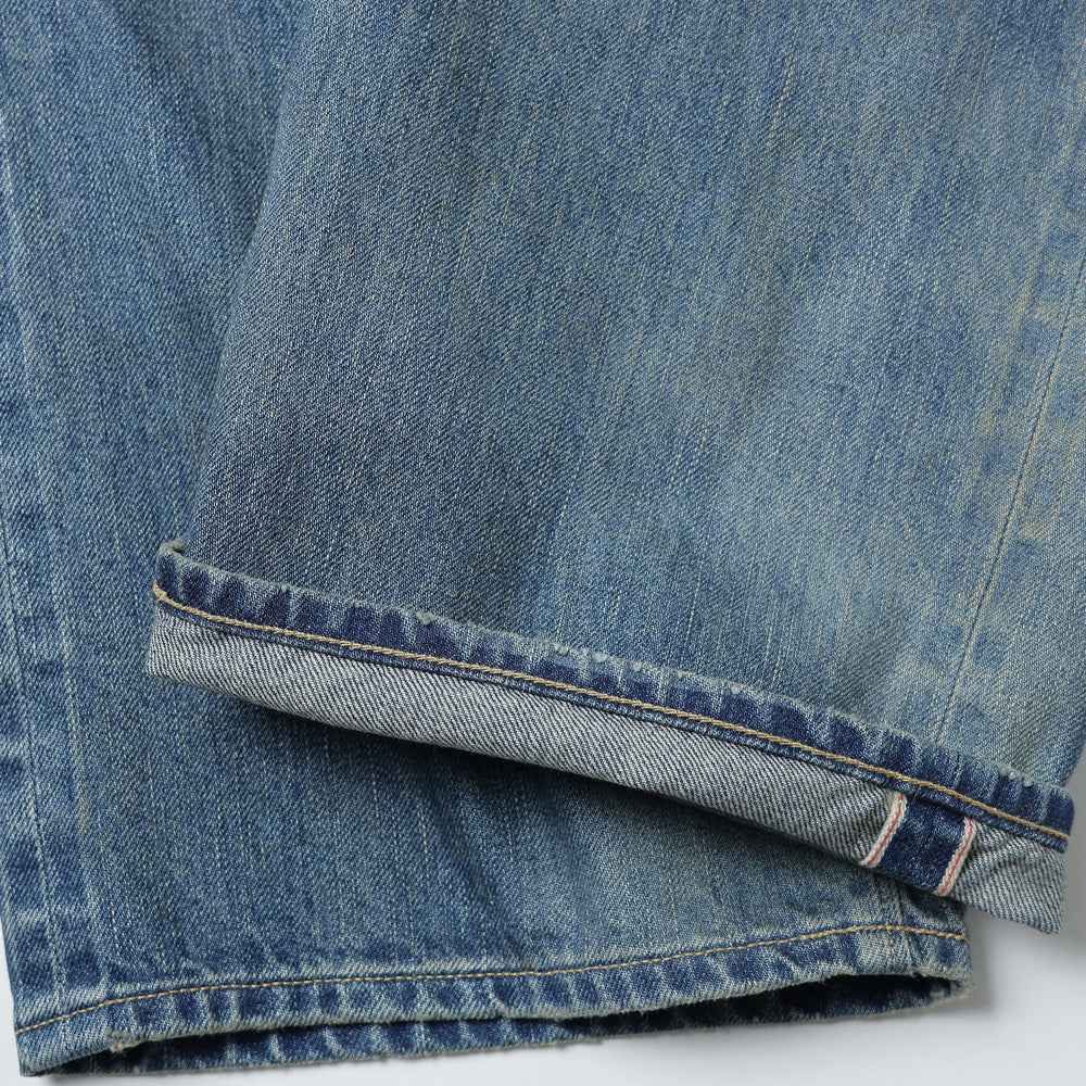 No.37 Washed Wide Denim Pants(INDIGO)