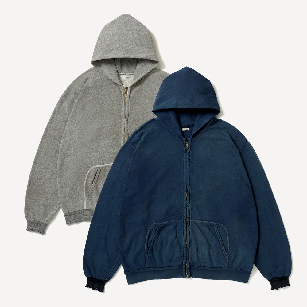 A.PRESSE Vintage Light Weight Zip Sweat Hoodie 26SAP-05-07 (26SAP