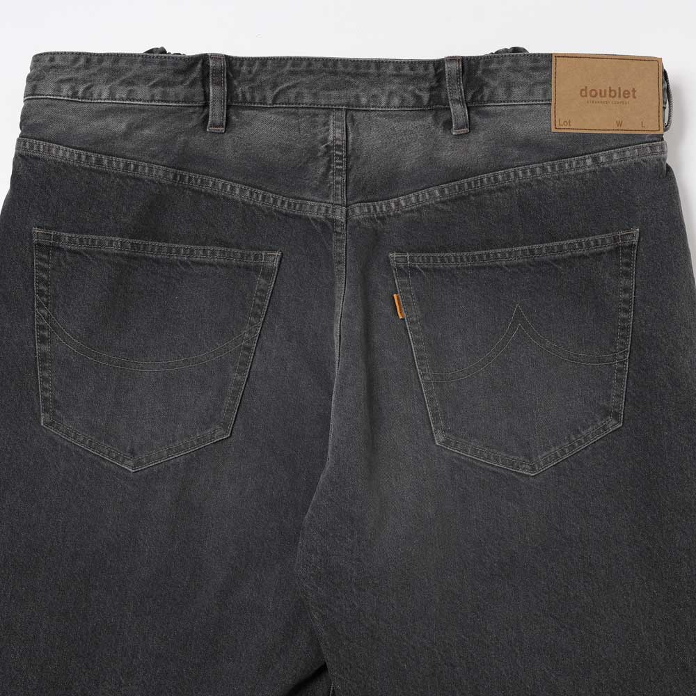 Floating Waist Denim Pants