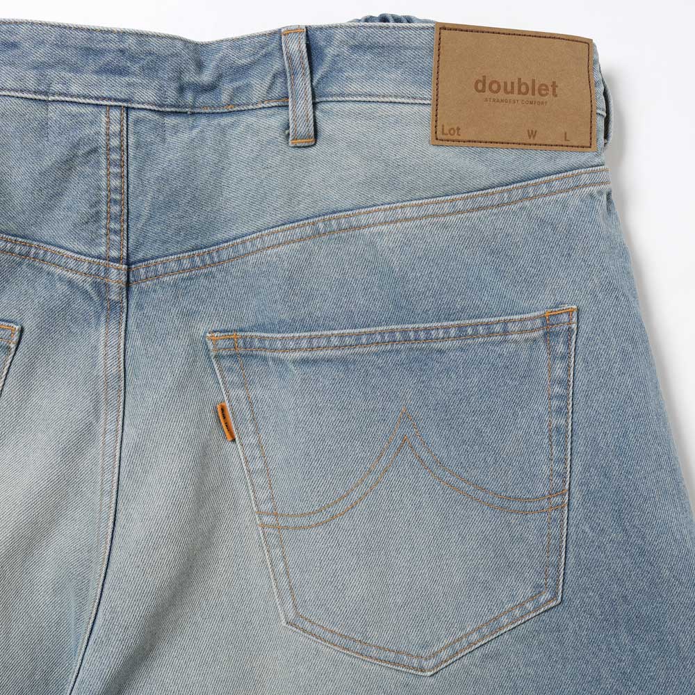 Floating Waist Denim Pants