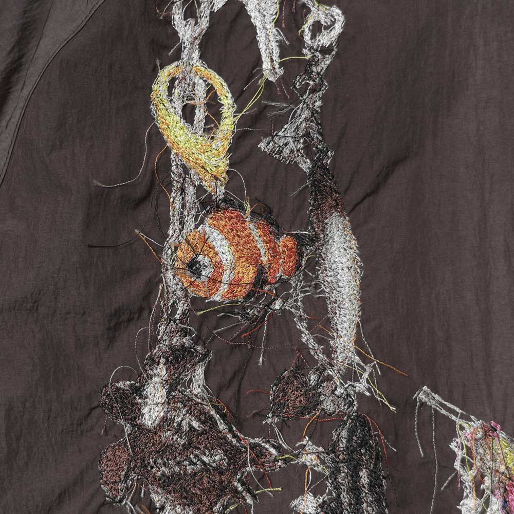 Embroidered Chain Track Jacket