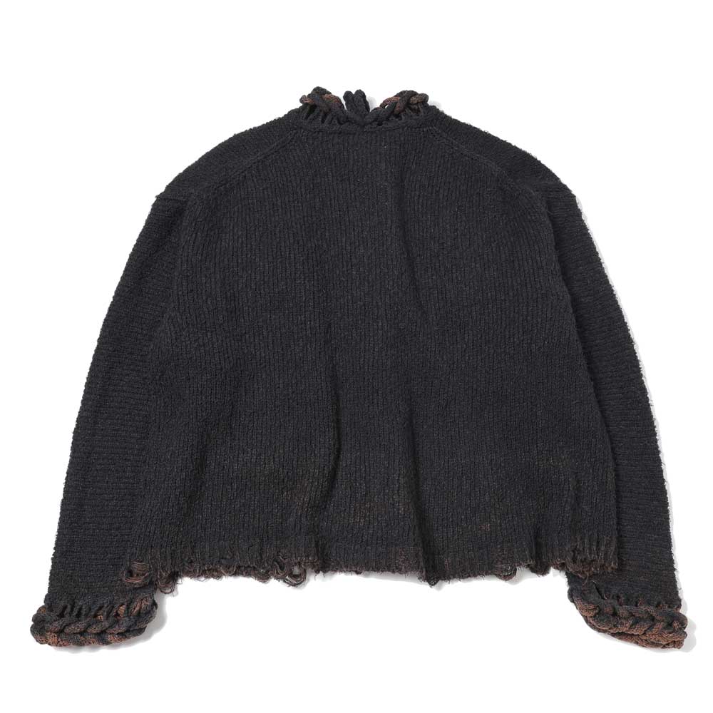 Chained Slash Knit Cardigan