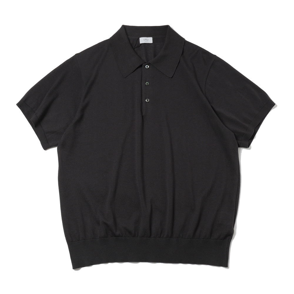 URU) KNIT POLO (26SUK07) | URU / シャツ (MEN) | URU正規取扱店DIVERSE
