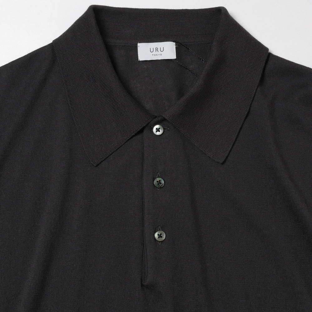 URU) KNIT POLO (26SUK07) | URU / シャツ (MEN) | URU正規取扱店DIVERSE