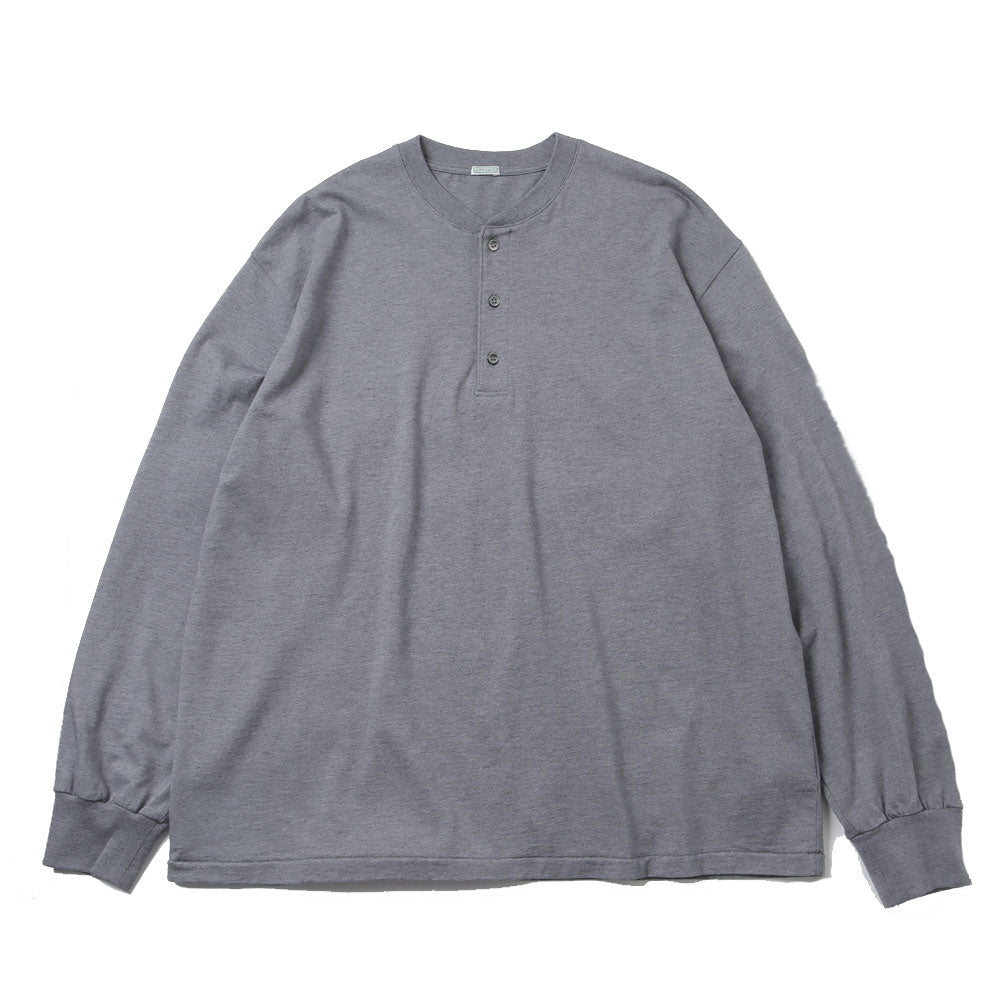 A.PRESSE (ア プレッセ) Cashmere Blend L/S Henley Neck Shirt 24SAP 