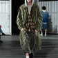 Distressed Hooded Check Shirts (BROWN)