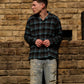 CR Flow Ombre Check Open Collar L/S SH
