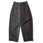 TWO TUCK TROUSERS - Bishu Japan Flow dyeing FAB -