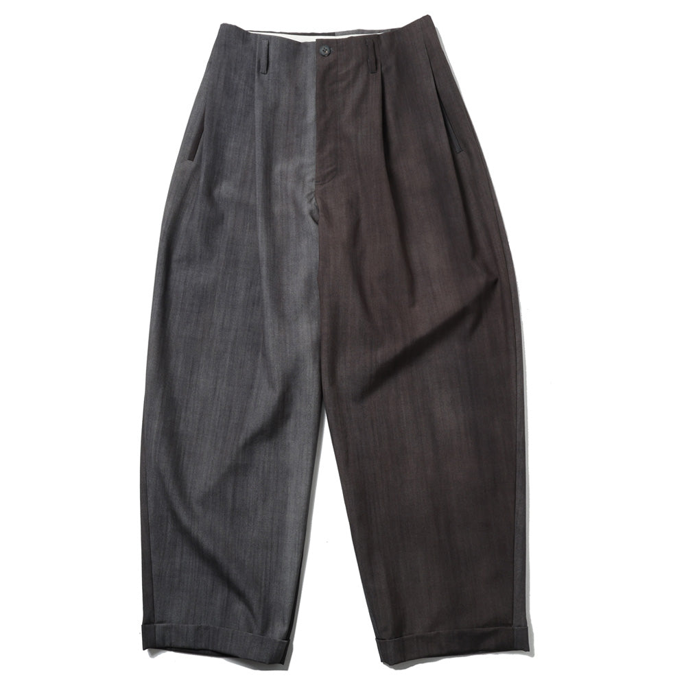TWO TUCK TROUSERS - Bishu Japan Flow dyeing FAB -