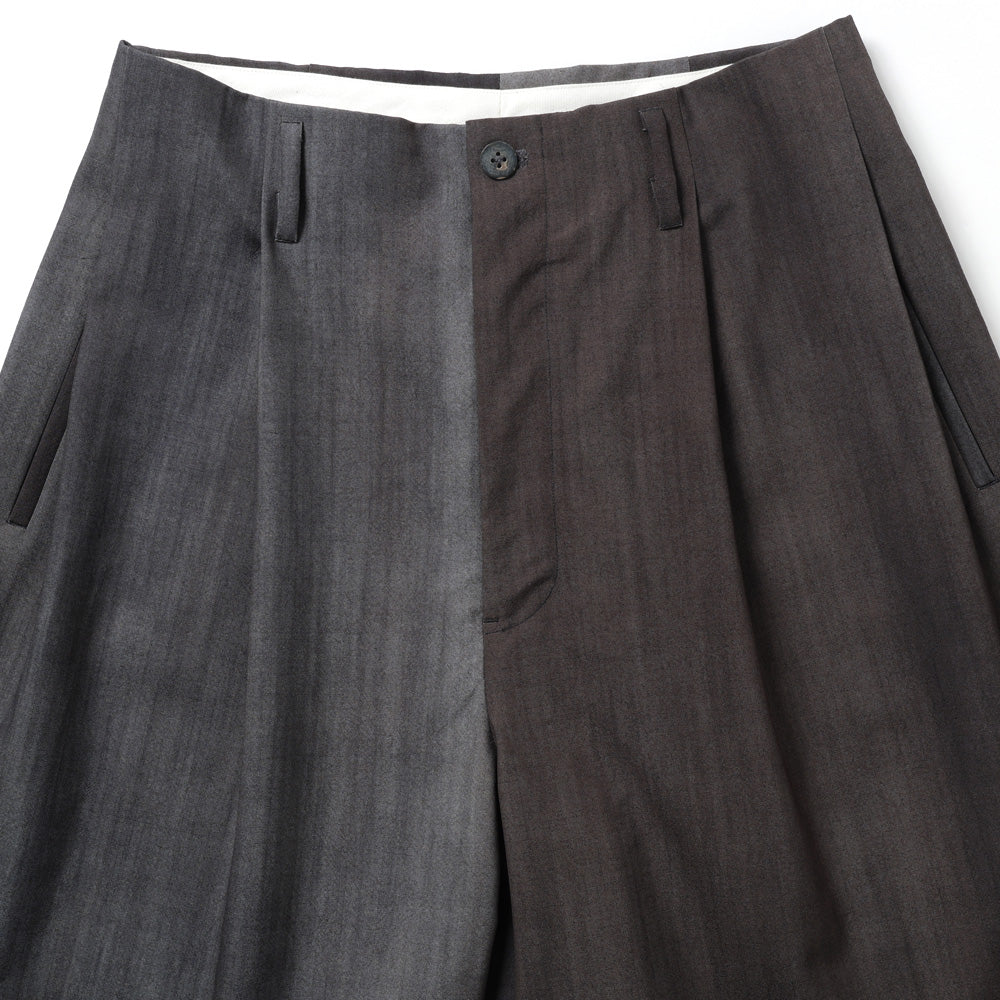 TWO TUCK TROUSERS - Bishu Japan Flow dyeing FAB -