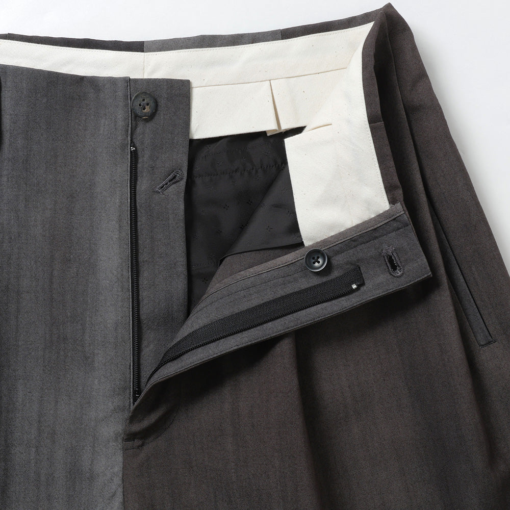TWO TUCK TROUSERS - Bishu Japan Flow dyeing FAB -