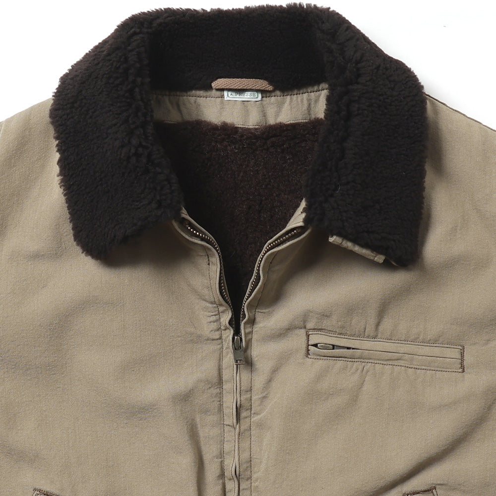 Vintage Washed Wool Flight Jacket 8/8