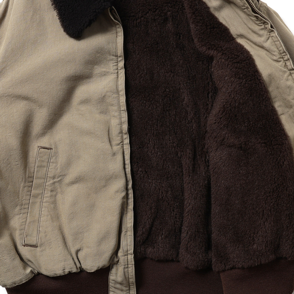 Vintage Washed Wool Flight Jacket 8/8