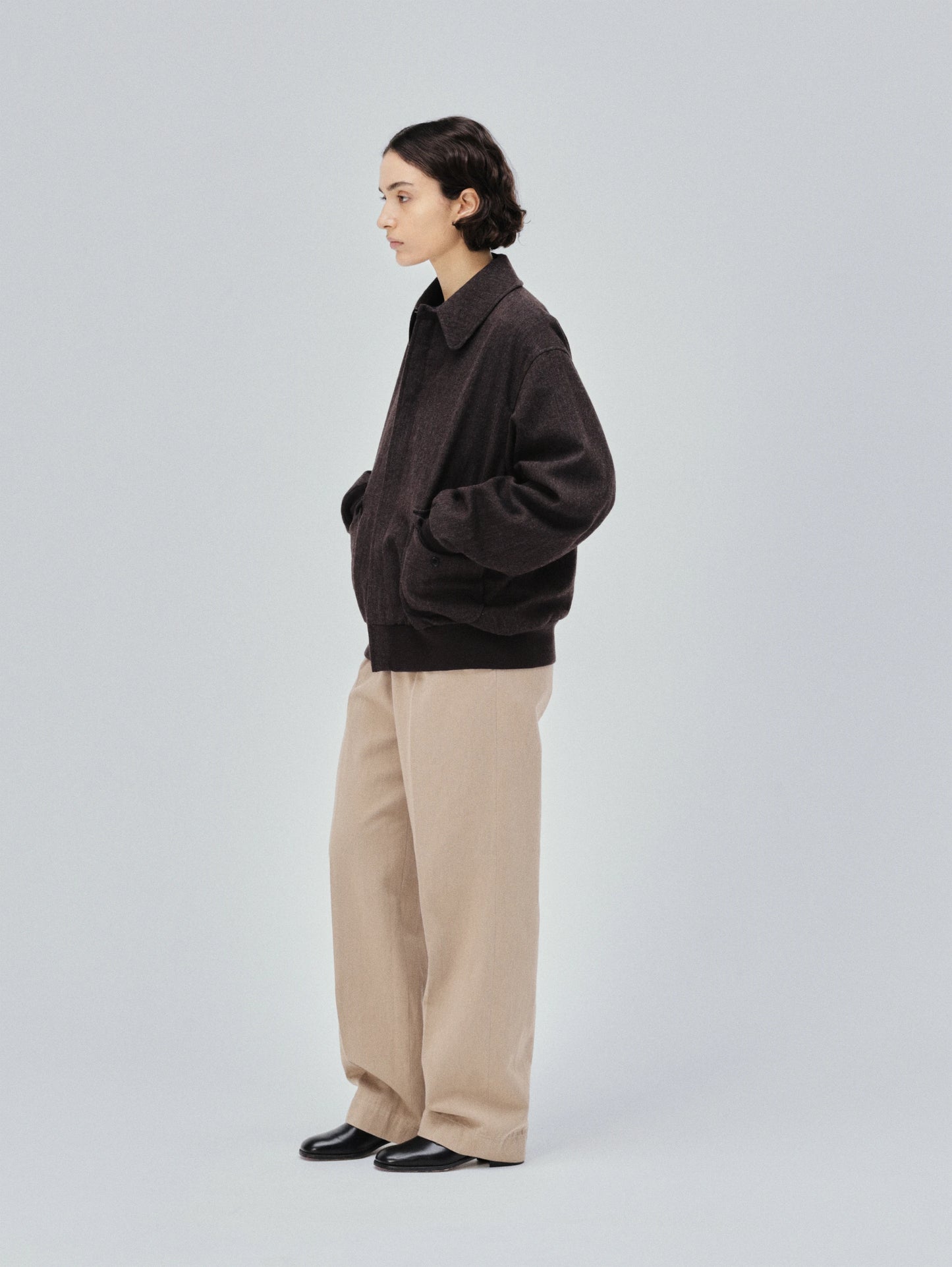 Wool Herringbone Flight Jacket 8/28mae