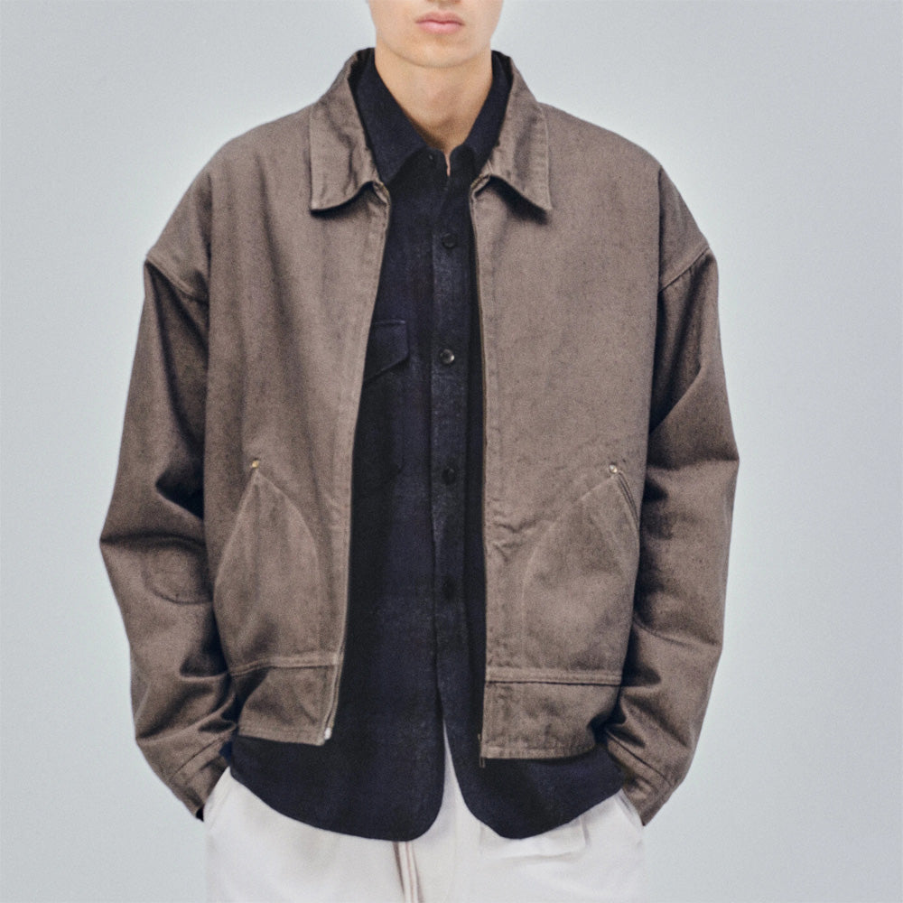 Dyed Denim Work Jacket