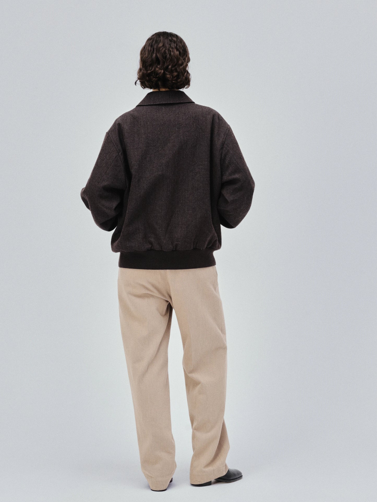 Wool Herringbone Flight Jacket 8/28mae