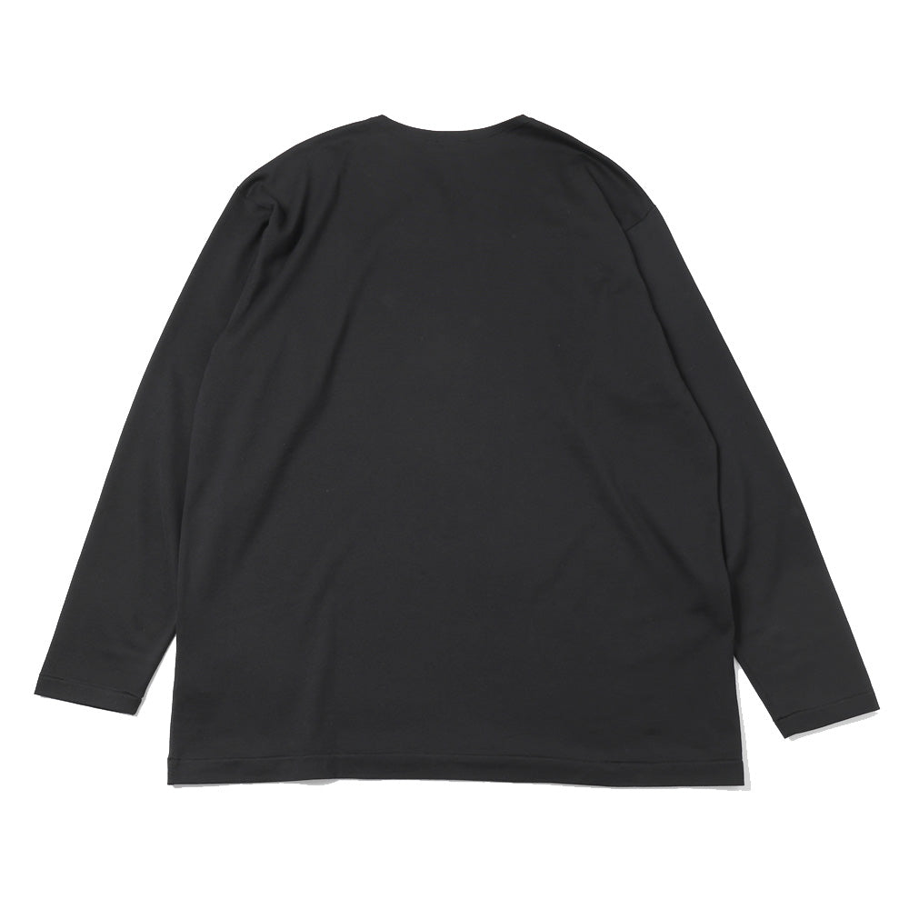 LUSTER PLAITING BOAT-NECK L/S TEE