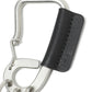 CARABINER KEY RING L with COW LEATHER