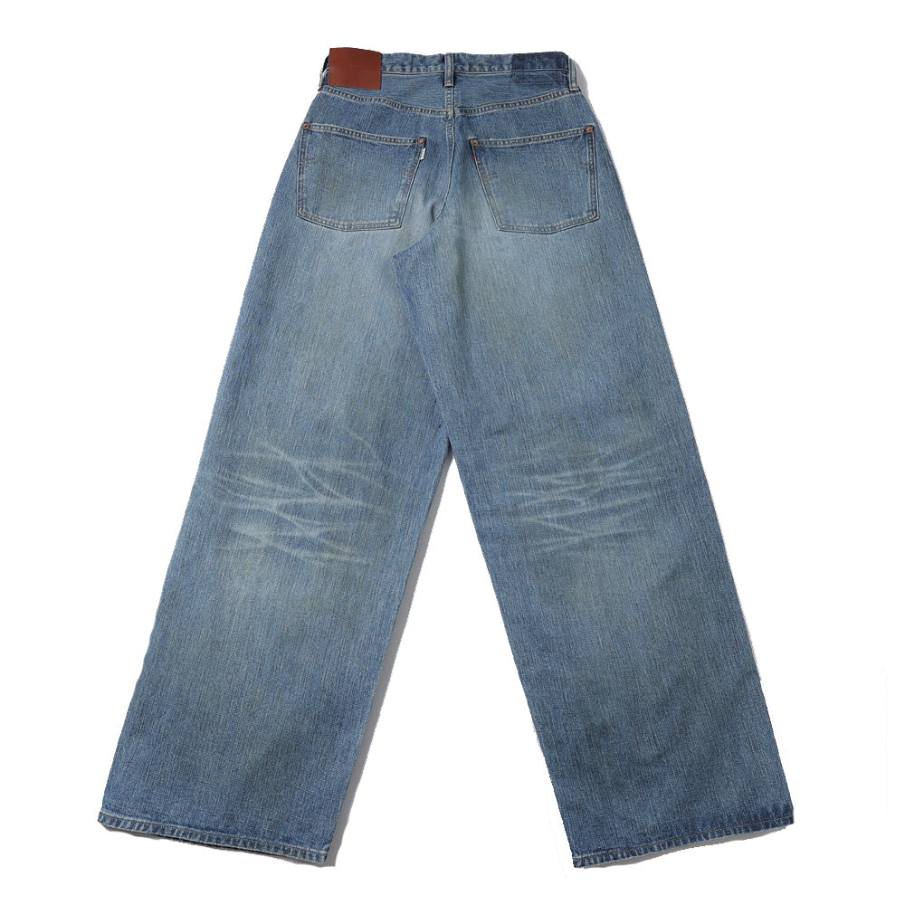 FADED MODERN DENIM PANTS WIDE CUT