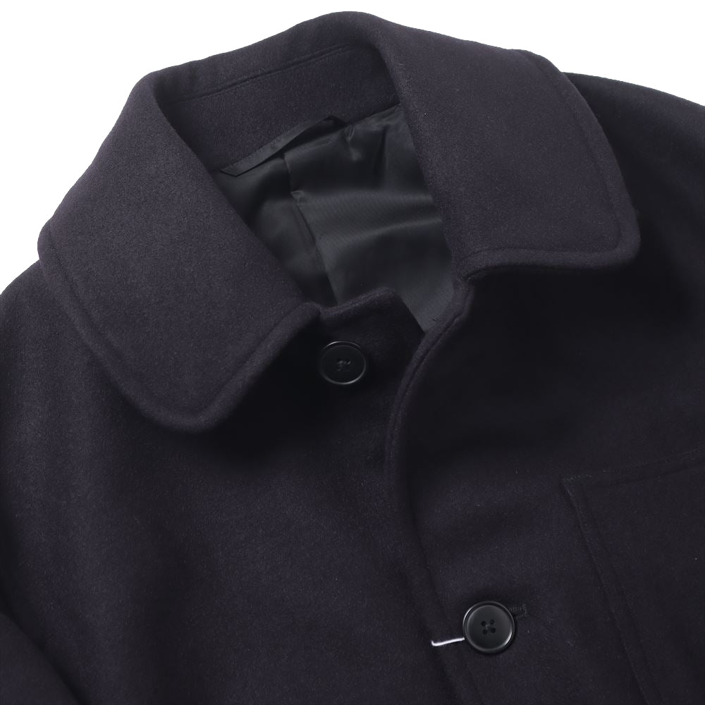 Wool cashmere military coat